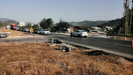 Milas'ta trafik kazası: 1 ölü