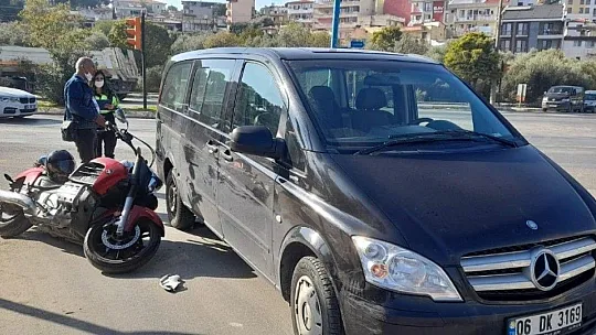 Milas'ta trafik kazası: 1 yaralı