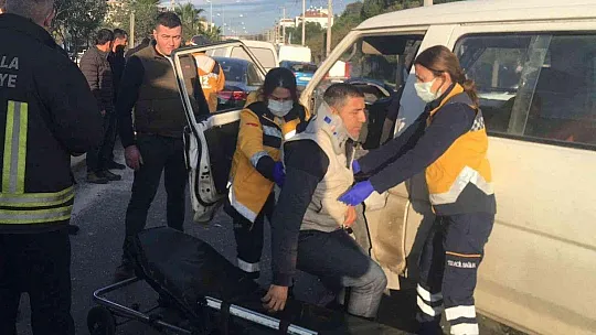 Milas'ta trafik kazası: 1 yaralı