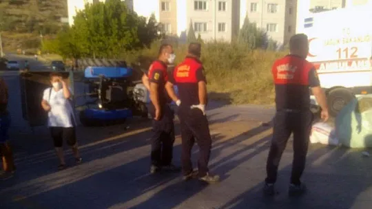 Milas'ta traktör kazası 1 kişi hayatını kaybetti