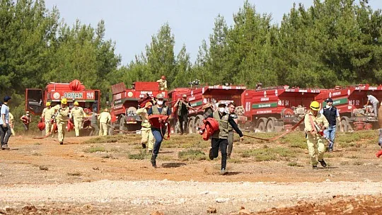 Milas'ta yangın söndürme ekiplerine eğitim verildi