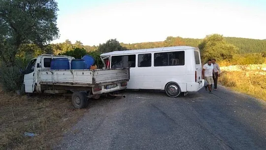 Milas'ta zincirleme trafik kazası: 2 yaralı