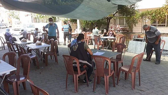 Milas'taki etkinliklerde Kovid-19 denetimi devam ediyor