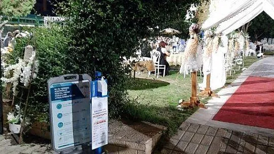 Milas'taki etkinliklerde Kovid-19 denetimi devam ediyor