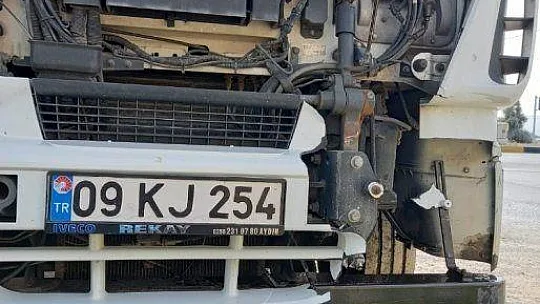 Milas'taki kaza ucuz atlatıldı