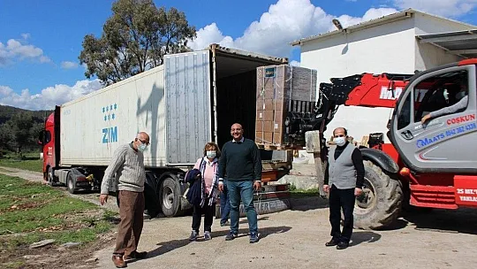 Milas'tan Malezya'ya 6,5 ton zeytinyağı ihraç edildi