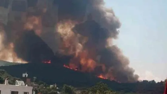 Milas yangını büyüyor