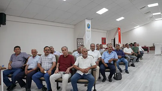 Milletvekili Otgöz ve Başkan Akdenizli, Muhtarlarla Bir Araya Geldi