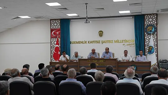 Milletvekili Otgöz ve Başkan Akdenizli, Muhtarlarla Bir Araya Geldi