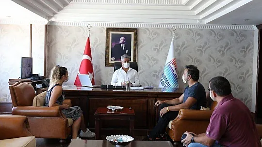 Milli sporcular Marmaris'i ziyaret etti