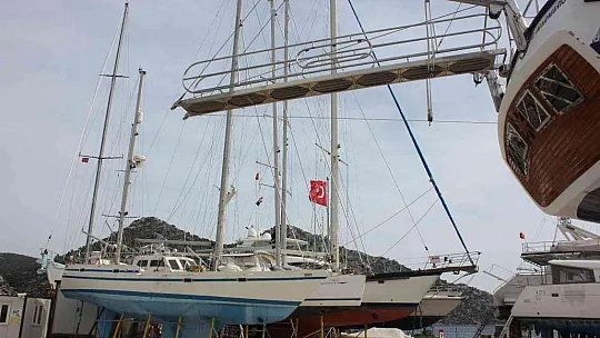 Milyonluk tekneler deniz sezonu için hazırlanıyor