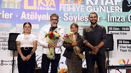Mine Kırıkkanat ve Mustafa Hoş Fethiye'de Söyleşide Buluştu