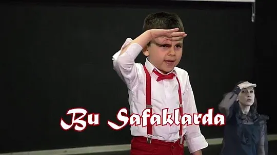 Minik öğrencilerden İstiklal Marşı'nı işaret dili ile okudu