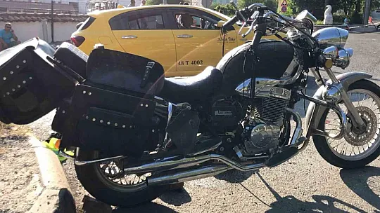 Motosiklet ile minibüsün karıştığı 1 ölümlü kaza güvenlik kamerasında