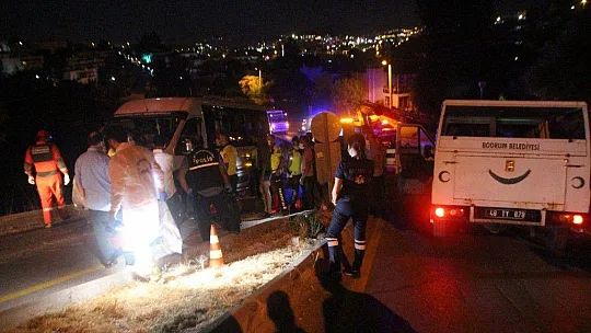 Motosiklet ile yolcu minibüsü çarpıştı: 1 ölü, 1 yaralı