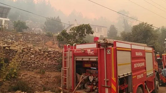 Muğla Akçakaya'dan Manisa itfaiyesine teşekkür