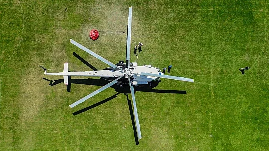 Muğla Atatürk Stadı helikopter pistine döndü