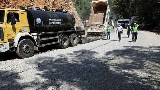 Muğla Büyükşehir asfalt çalışmalarına başladı