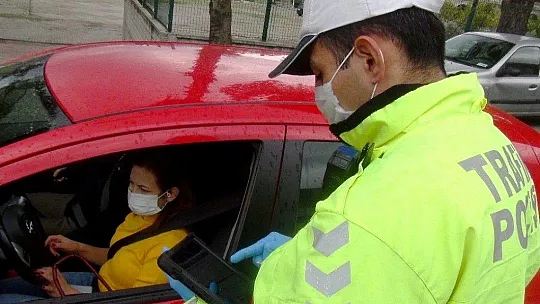 Muğla'da 2020'nin son gününde de trafik denetimleri sürdü