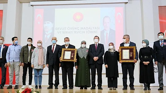 Muğla'da Devlet Övünç Madalyası ve Beratı Tevcih Töreni gerçekleştirildi