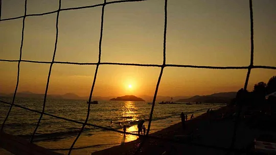 MUĞLA'DA GÖZ KAMAŞTIRAN GÜN BATIMI