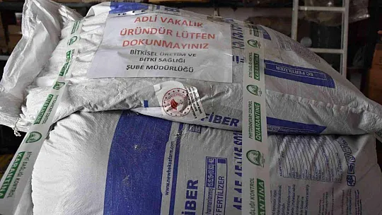 MUĞLA'DA GÜBRE DENETİMLERİNDE BİN 200 KG SAHTE GÜBRE ELE GEÇİRİLDİ