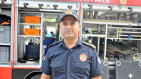 Muğla'da itfaiye ekiplerinden anlamlı tanıtım