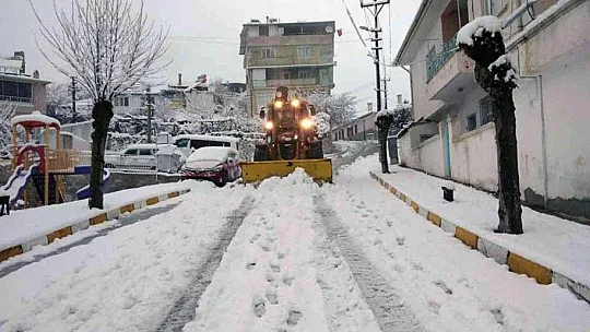 Muğla'da kar mesaisi