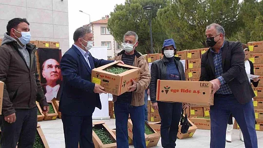 Muğla'da Nisan sonuna kadar 1 milyon 900 bin fide toprakla buluşacak