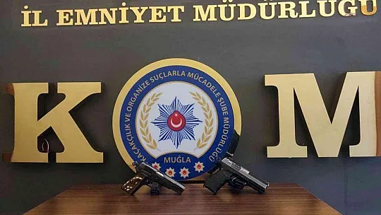 Muğla'da ruhsatsız silahlar ele geçirildi