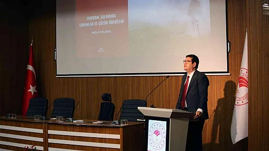 Muğla'da tarımsal sulama ve çözüm önerileri toplantısı