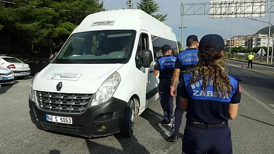 MUĞLA'DA TOPLU TAŞIMA ARAÇLARI DENETLENDİ