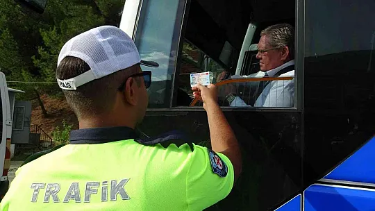MUĞLA'DA TOPLU TAŞIMA ARAÇLARI DENETLENDİ