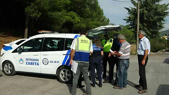 MUĞLA'DA TOPLU TAŞIMA ARAÇLARI DENETLENDİ
