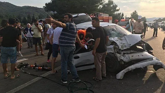 Muğla'da trafik kazası: 4 yaralı