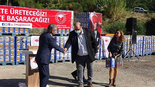Muğla'da yangınlarda zarar gören arıcılara arı yemi desteği