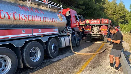 Muğla'daki orman yangını kontrol altına alındı