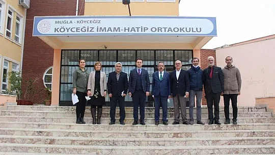 Muğla İl Milli Eğitim Müdürü Çay, Köyceğiz'de incelemelerde bulundu