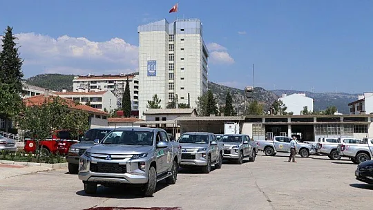 Muğla OBM araç parkına 80 yeni araç eklendi