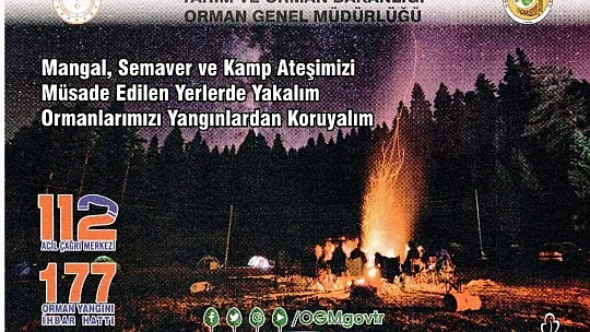Muğla Orman Bölge Müdürlüğü vatandaşları yangınlara karşı uyarıyor