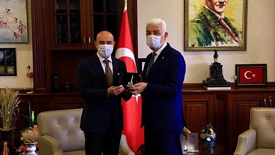 Muğla ve İzmir Büyükşehir Belediye Başkanları bir araya geldi