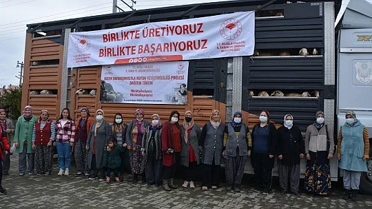 Muğlalı kadın üreticilere küçükbaş hayvan desteği