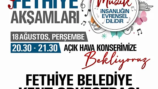 Müzikli Fethiye Akşamları Göcek ve Ölüdeniz'de devam edecek