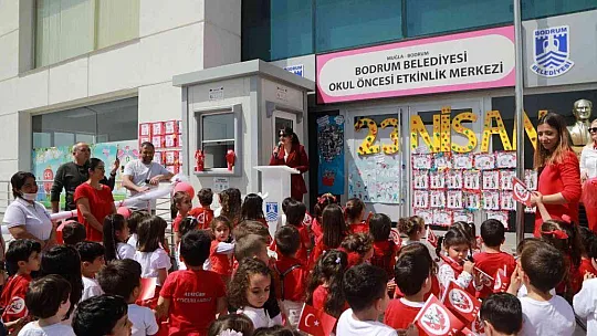 Okul Öncesi Etkinlik Merkezi'nde 23 Nisan coşkuyla kutlandı