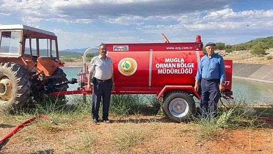 Orman köylülerine su tankeri