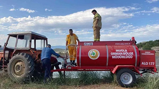 Orman köylülerine su tankeri