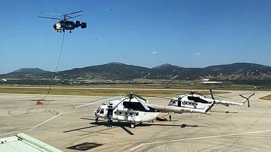 Orman yangınlarında 6 uçak 39 helikopter görev aldı
