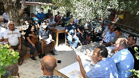 Orman yangınlarında evi yanan vatandaşlar bilgilendirildi