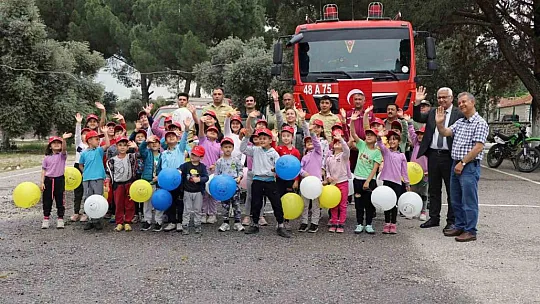 Ormancılardan okullarda yangın eğitimi