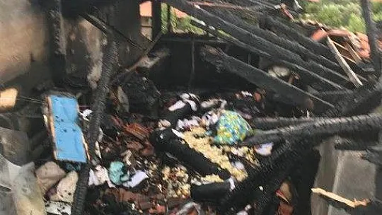 Ortaca'da çatı yangını